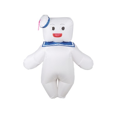 Ghostbusters 2024 Stay Puft Marshmallow Man Inflatable Suit Cosplay Costume Halloween Carnival Outfit