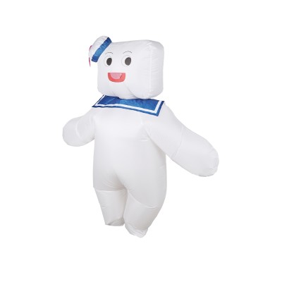 Ghostbusters 2024 Stay Puft Marshmallow Man Inflatable Suit Cosplay Costume Halloween Carnival Outfit