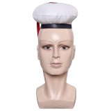 Ghostbusters 2024 Stay Puft Marshmallow Man White Navy Hat Cap Accessories Cosplay Costume Halloween Carnival