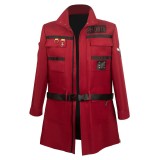Ghostbusters 2024 Phoebe Red Coat Suit Cosplay Costume Halloween Carnival Outfit