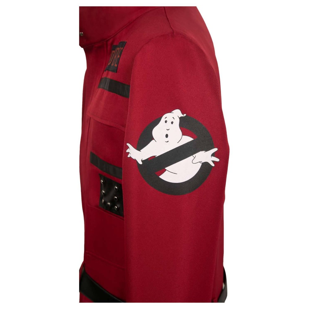 Ghostbusters 2024 Phoebe Red Coat Suit Cosplay Costume Halloween Carnival Outfit