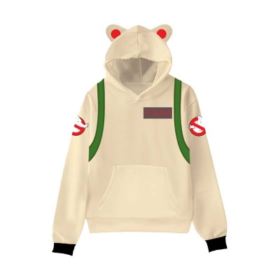 Ghostbusters 2024 Kids Printed Pullover Hoodie Suit Cosplay Costume Halloween Carnival Outfit