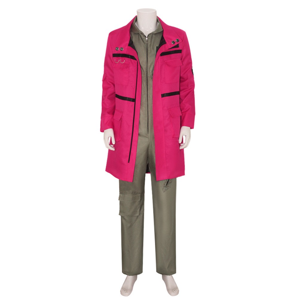 Ghostbusters 2024 New Generation Grooberson Pink Team Uniform Suit Cosplay Costume Halloween Carnival Outfit