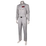 Ghostbusters 2024 Dr. Peter Venkman Grey Classic Jumpsuit Suit Cosplay Costume Halloween Carnival Outfit