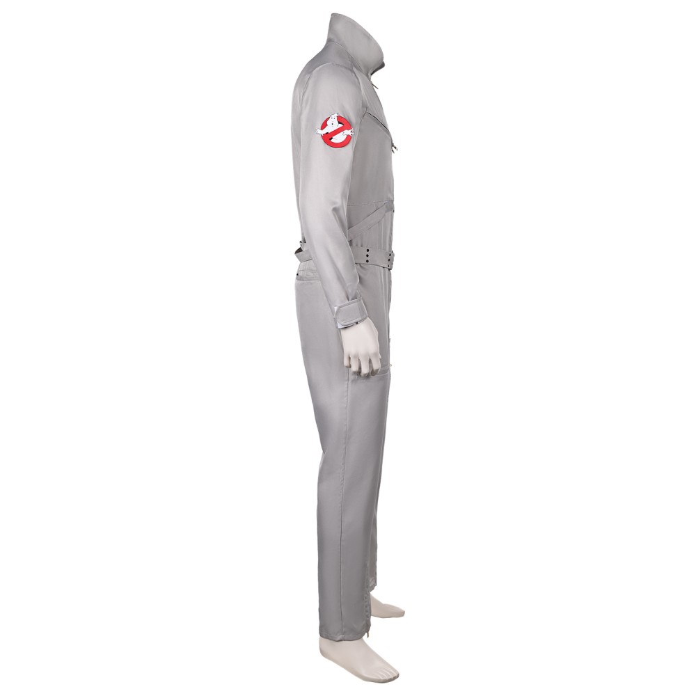 Ghostbusters 2024 Dr. Peter Venkman Grey Classic Jumpsuit Suit Cosplay Costume Halloween Carnival Outfit