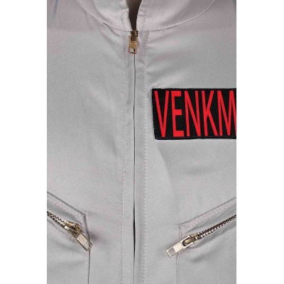 Ghostbusters 2024 Dr. Peter Venkman Grey Classic Jumpsuit Suit Cosplay Costume Halloween Carnival Outfit
