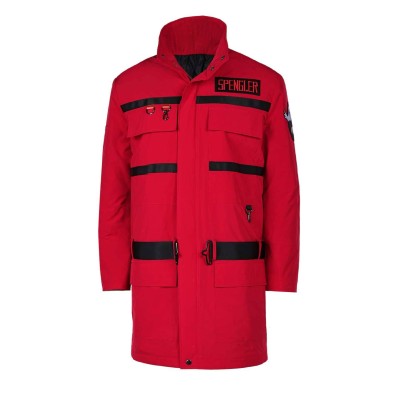 Ghostbusters 2 Grooberson Red Team Uniform Jacket Suit Cosplay Costume Halloween Carnival Outfit
