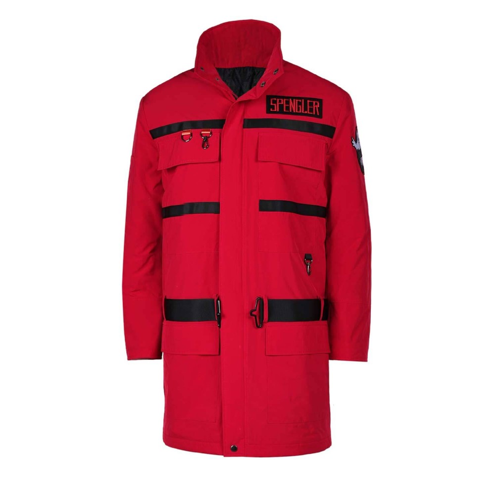 Ghostbusters 2 Grooberson Red Team Uniform Jacket Suit Cosplay Costume Halloween Carnival Outfit
