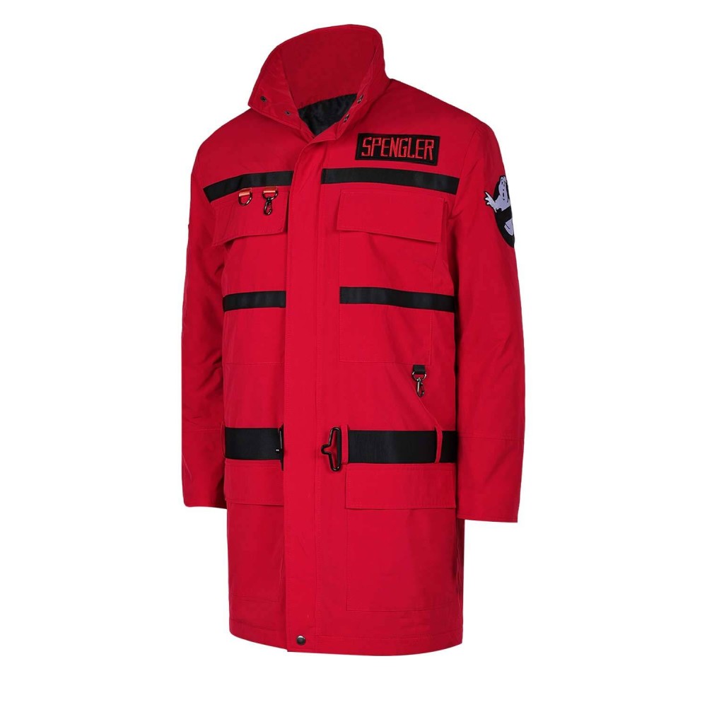 Ghostbusters 2 Grooberson Red Team Uniform Jacket Suit Cosplay Costume Halloween Carnival Outfit