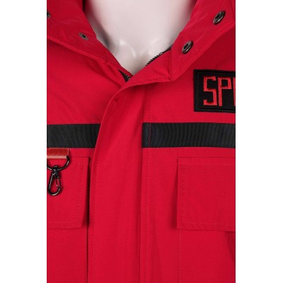Ghostbusters 2 Grooberson Red Team Uniform Jacket Suit Cosplay Costume Halloween Carnival Outfit