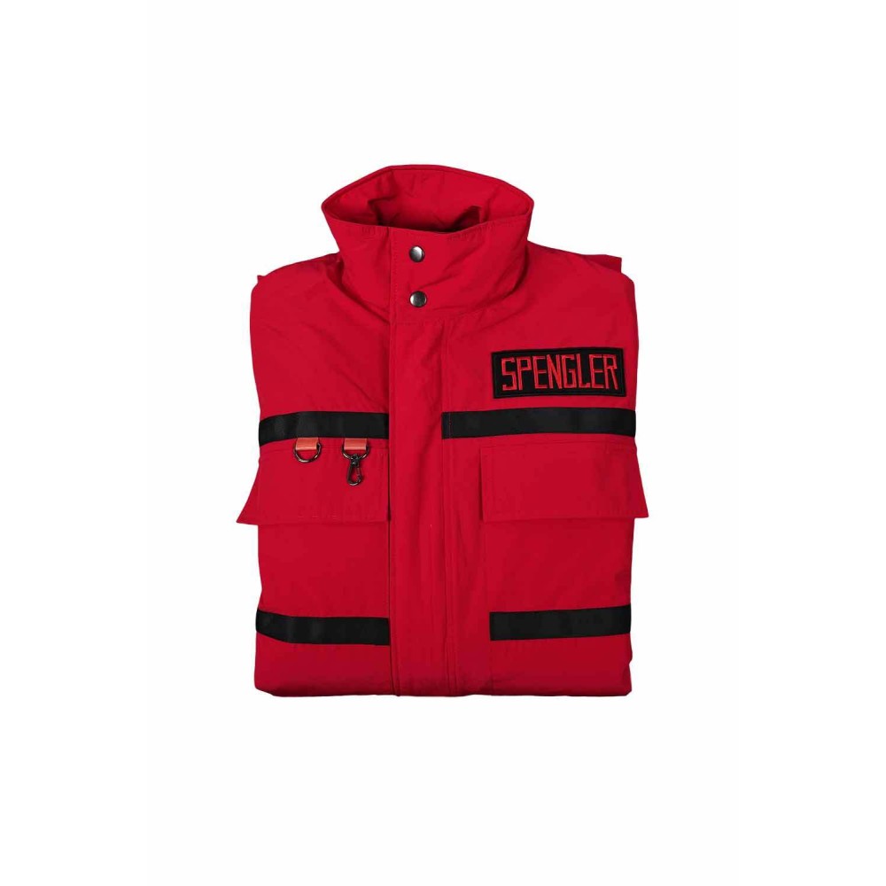 Ghostbusters 2 Grooberson Red Team Uniform Jacket Suit Cosplay Costume Halloween Carnival Outfit
