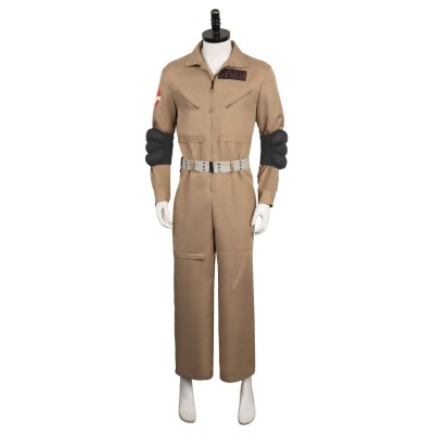 Ghostbusters 2024 Trevor Khaki Suit Suit Cosplay Costume Halloween Carnival Outfit