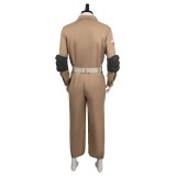 Ghostbusters 2024 Trevor Khaki Suit Suit Cosplay Costume Halloween Carnival Outfit