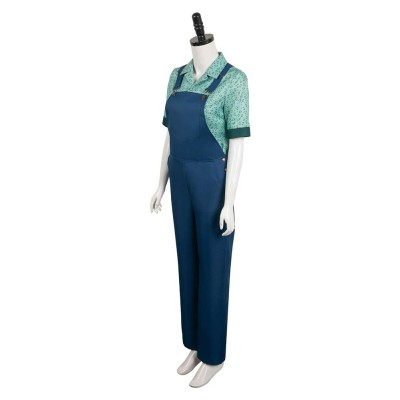 Ghostbusters: Frozen Empire Phoebe Spengler Blue Overall Cosplay Costume Halloween Carnival Outfit