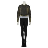 Ghost in the Shell The Major Women Green Cosplay Costume Halloween Carnival Outfit