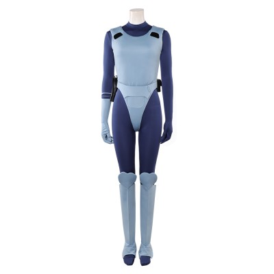 Ghost in the Shell Kusanagi Motoko Women Blue Cosplay Costume Halloween Carnival Outfit