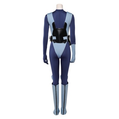 Ghost in the Shell Kusanagi Motoko Women Blue Cosplay Costume Halloween Carnival Outfit
