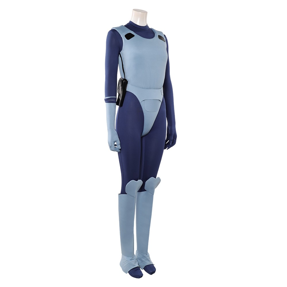 Ghost in the Shell Kusanagi Motoko Women Blue Cosplay Costume Halloween Carnival Outfit