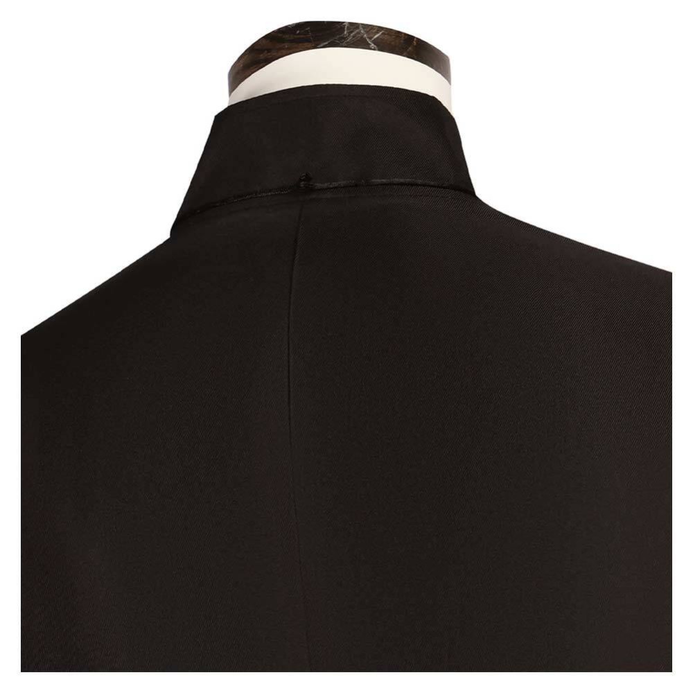 Ghost B.C Aether Men Black Stage Cosplay Costume Halloween Carnival Outfit
