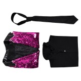 GHOST: Rite Here Rite Now (2024) Band Ghost Concert Purple Party Cosplay Costume Halloween Carnival