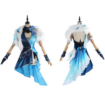 Genshin Impact Yelan Tranquil Banquet Fullset Party Cosplay Costume Halloween Carnival