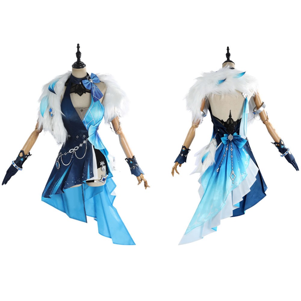 Genshin Impact Yelan Tranquil Banquet Fullset Party Cosplay Costume Halloween Carnival