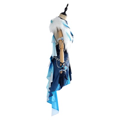 Genshin Impact Yelan Tranquil Banquet Fullset Party Cosplay Costume Halloween Carnival