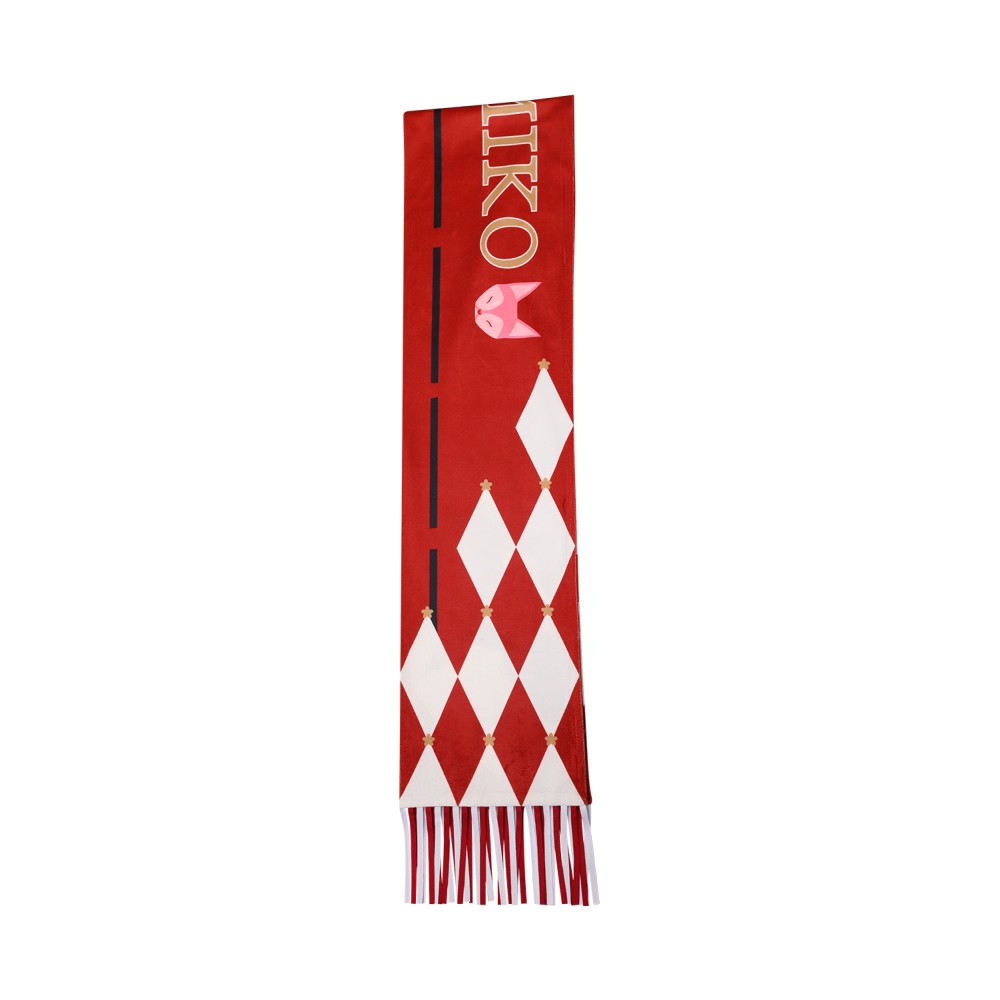 Genshin Impact Yae Miko Winter Scarf Accessories Original Design Cosplay Costume Halloween Carnival
