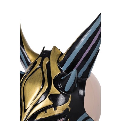 Genshin Impact Xiao Latex Black Masks Helmet Masquerade Party Props Cosplay Costume Halloween Carnival