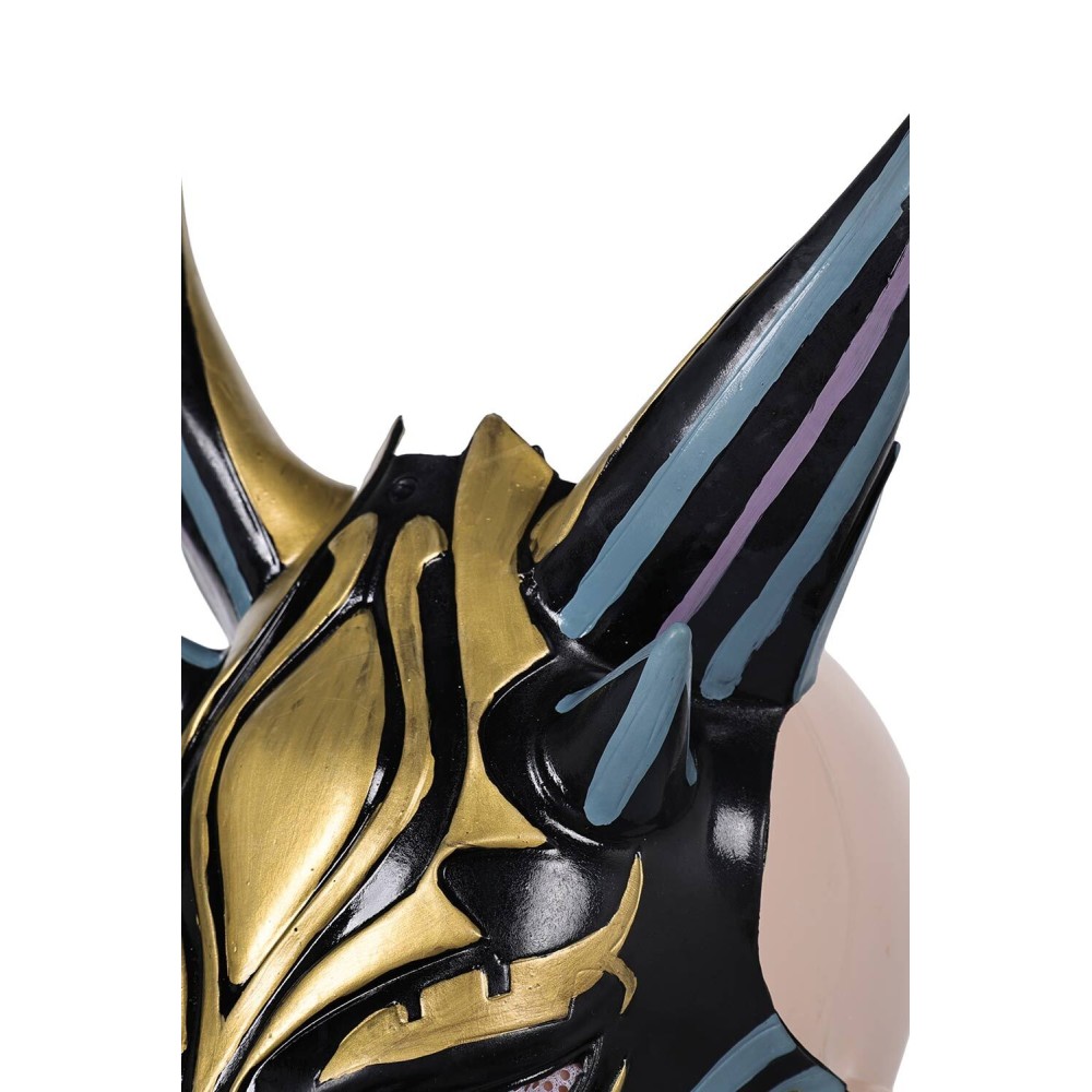 Genshin Impact Xiao Latex Black Masks Helmet Masquerade Party Props Cosplay Costume Halloween Carnival