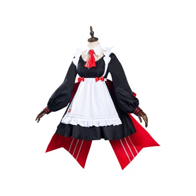 Genshin Impact x KFC Noelle Maid Dress Suit Cosplay Costume Halloween Carnival Outfit