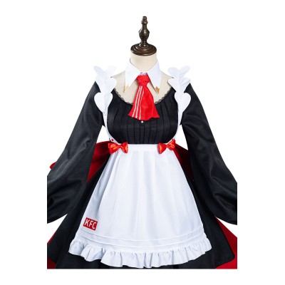 Genshin Impact x KFC Noelle Maid Dress Suit Cosplay Costume Halloween Carnival Outfit