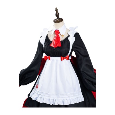 Genshin Impact x KFC Noelle Maid Dress Suit Cosplay Costume Halloween Carnival Outfit