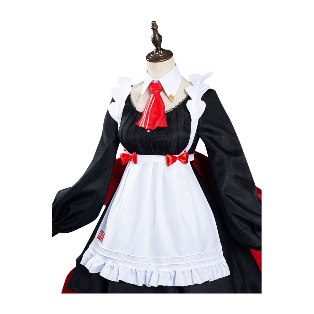 Genshin Impact x KFC Noelle Maid Dress Suit Cosplay Costume Halloween Carnival Outfit