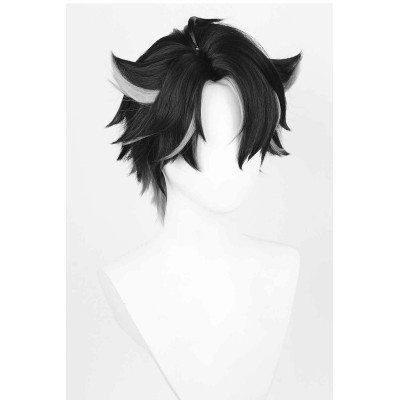 Genshin Impact Wriothesley Wig Heat Resistant Synthetic Hair Accessories Cosplay Costume Halloween Carnival
