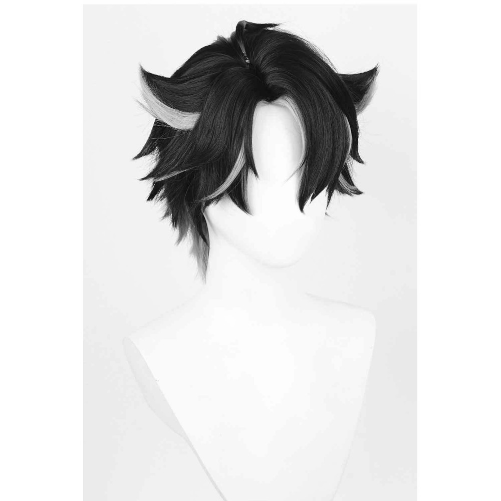 Genshin Impact Wriothesley Wig Heat Resistant Synthetic Hair Accessories Cosplay Costume Halloween Carnival