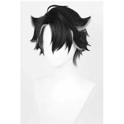 Genshin Impact Wriothesley Wig Heat Resistant Synthetic Hair Accessories Cosplay Costume Halloween Carnival