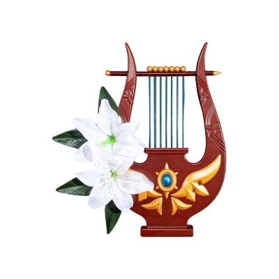 Genshin Impact Venti Harps Props Cosplay Costume Halloween Carnival