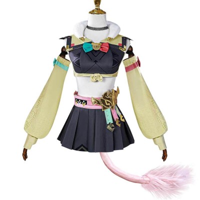 Genshin Impact Varesa Full Set Cosplay Costume Halloween Carnival Outfit