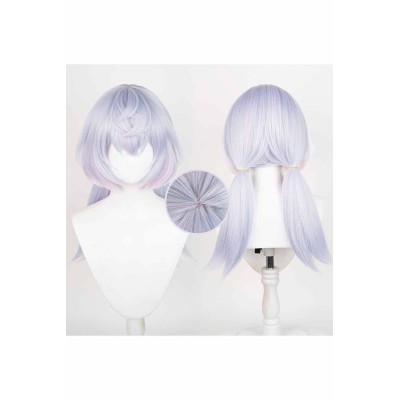 Genshin Impact Sigewinne Wig Heat Resistant Synthetic Hair Accessories Cosplay Costume Halloween Carnival