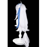 Genshin Impact Neuvillette Wig Heat Resistant Synthetic Hair Accessories Cosplay Costume Halloween Carnival