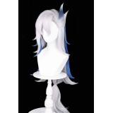 Genshin Impact Neuvillette Wig Heat Resistant Synthetic Hair Accessories Cosplay Costume Halloween Carnival