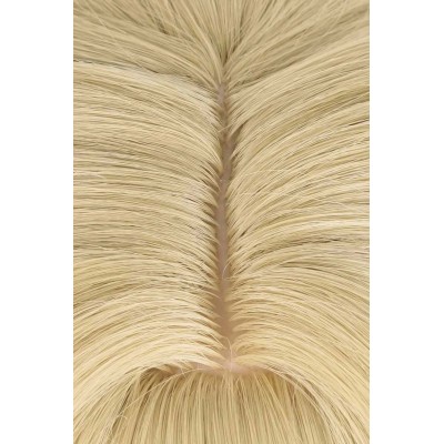 Genshin Impact Navia Wig Heat Resistant Synthetic Hair Accessories Cosplay Costume Halloween Carnival