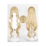 Genshin Impact Navia Wig Heat Resistant Synthetic Hair Accessories Cosplay Costume Halloween Carnival
