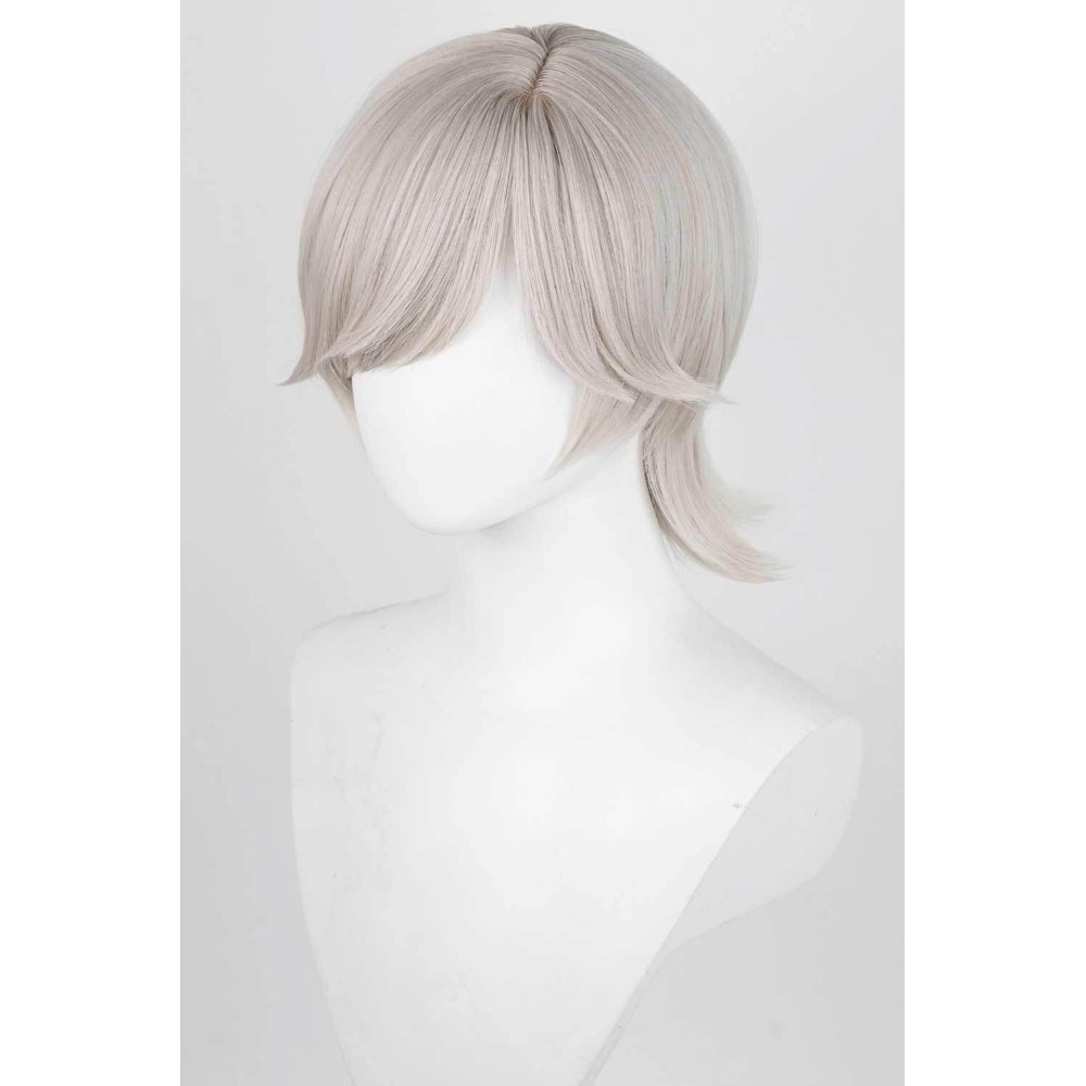 Genshin Impact Lyney Childhood Wig Heat Resistant Synthetic Hair Accessories Cosplay Costume Halloween Carnival