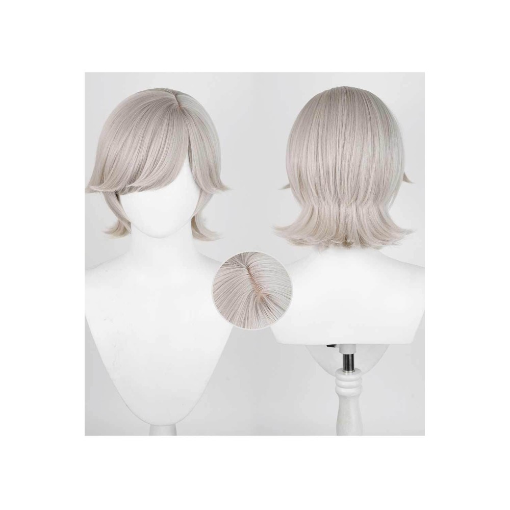Genshin Impact Lyney Childhood Wig Heat Resistant Synthetic Hair Accessories Cosplay Costume Halloween Carnival