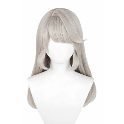 Genshin Impact Lynette Childhood Wig Heat Resistant Synthetic Hair Accessories Cosplay Costume Halloween Carnival