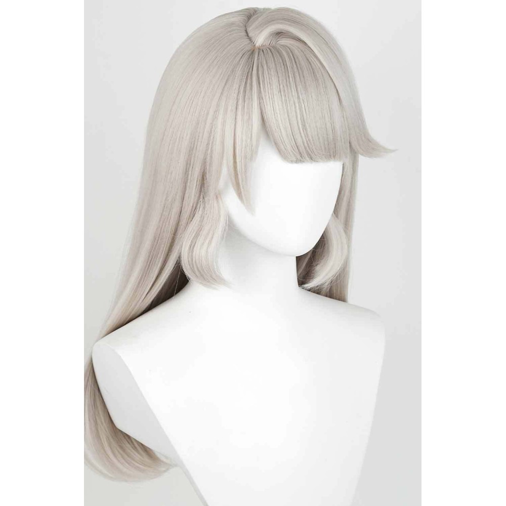 Genshin Impact Lynette Childhood Wig Heat Resistant Synthetic Hair Accessories Cosplay Costume Halloween Carnival
