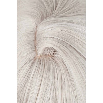 Genshin Impact Lynette Childhood Wig Heat Resistant Synthetic Hair Accessories Cosplay Costume Halloween Carnival