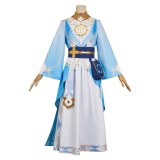 Genshin Impact Lumine Knight of Flowers Cosplay Costume Halloween Carnival Outfit
